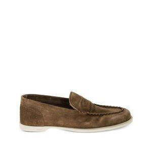 John Lobb Men Pace Suede Leather Loafers